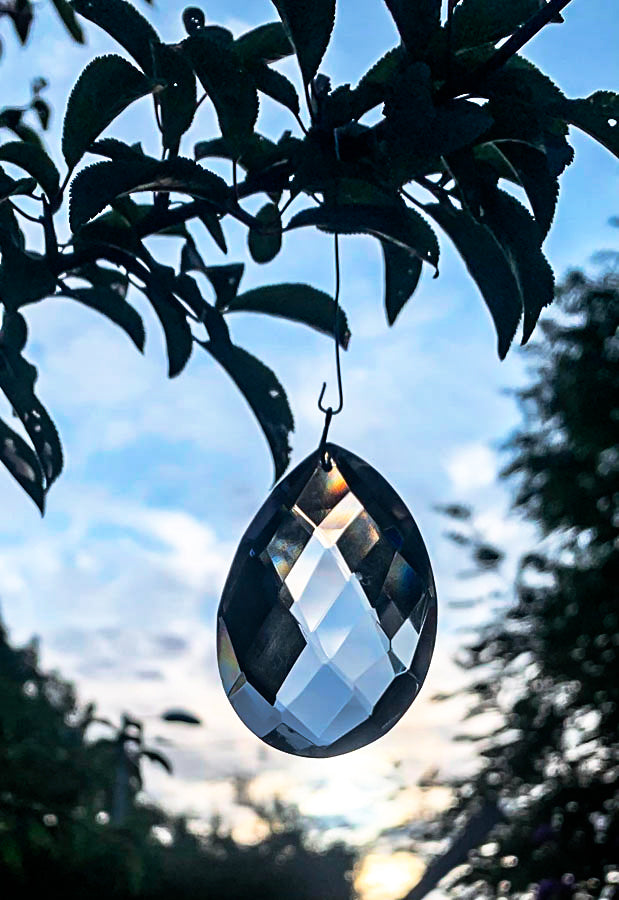 Prisme, håndslipte glass - 6,5x4,5 cm