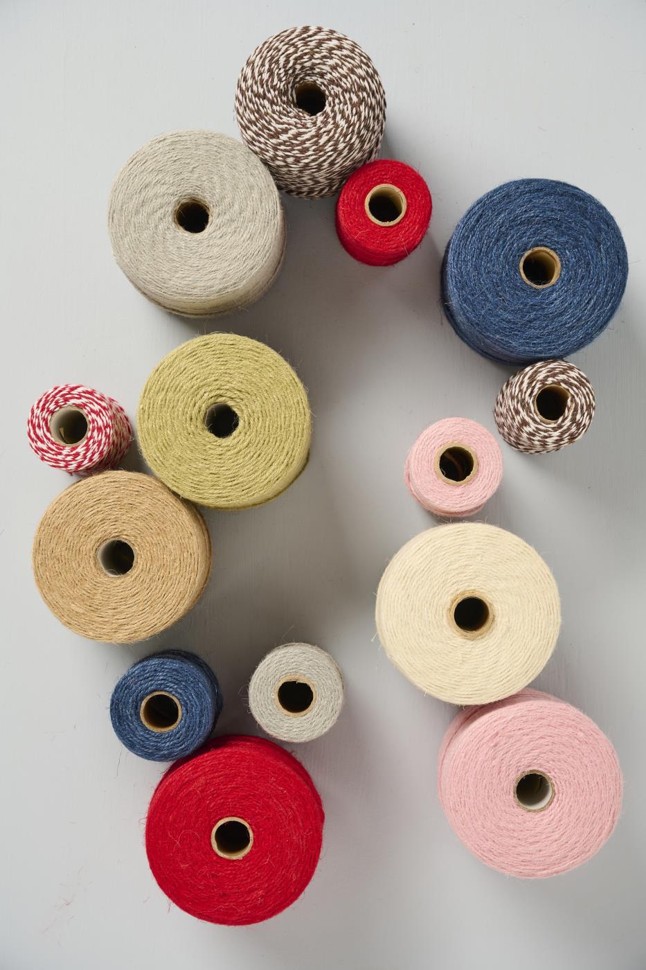 rød hyssing innpakking jul