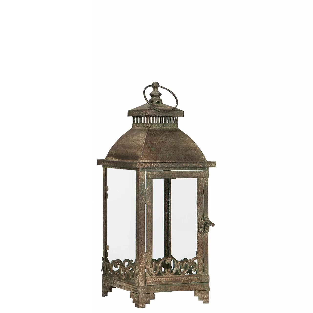 Rustikk Lykt Antikk Grønn - 2stk