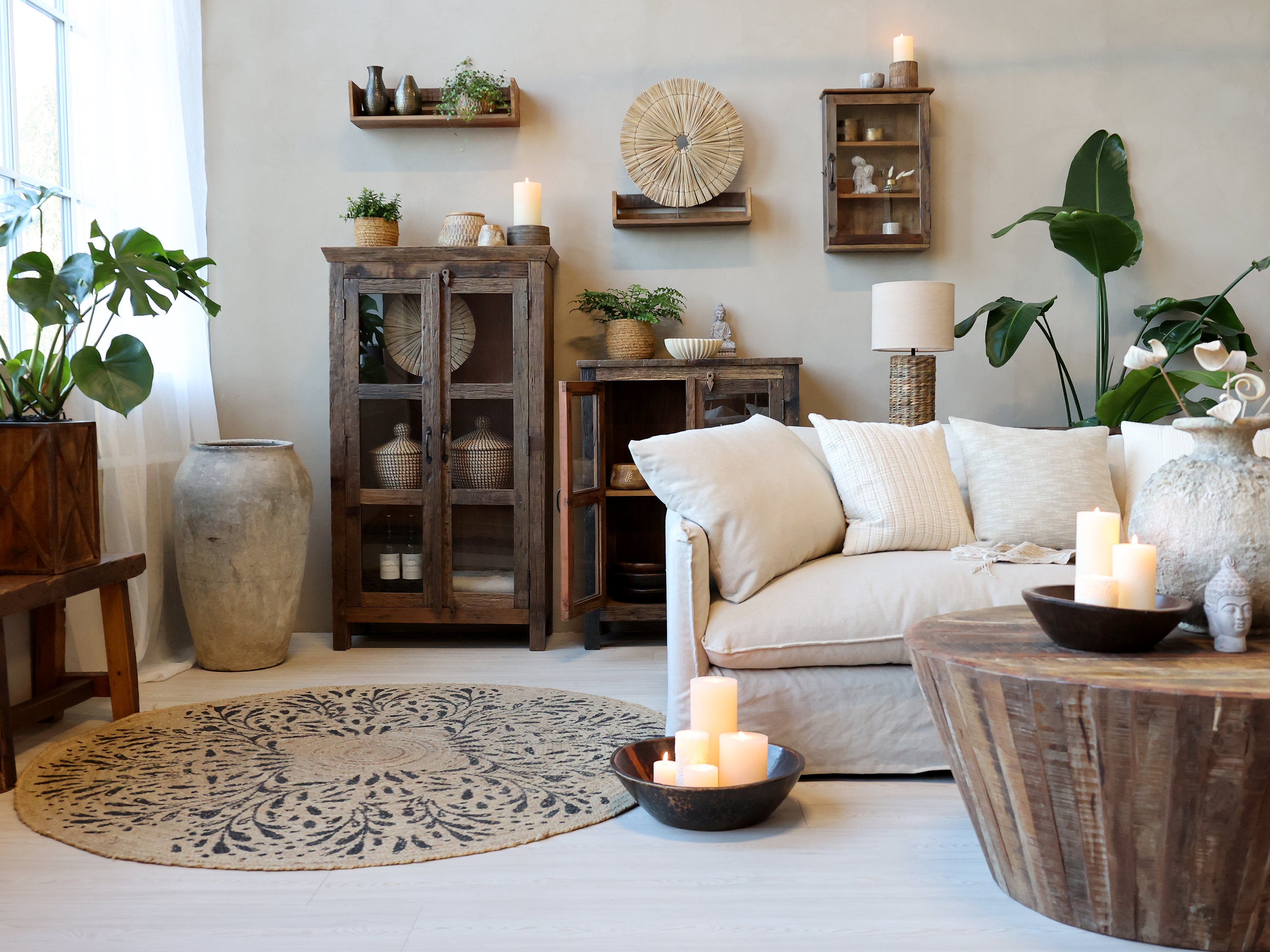 rustikk stue møbler