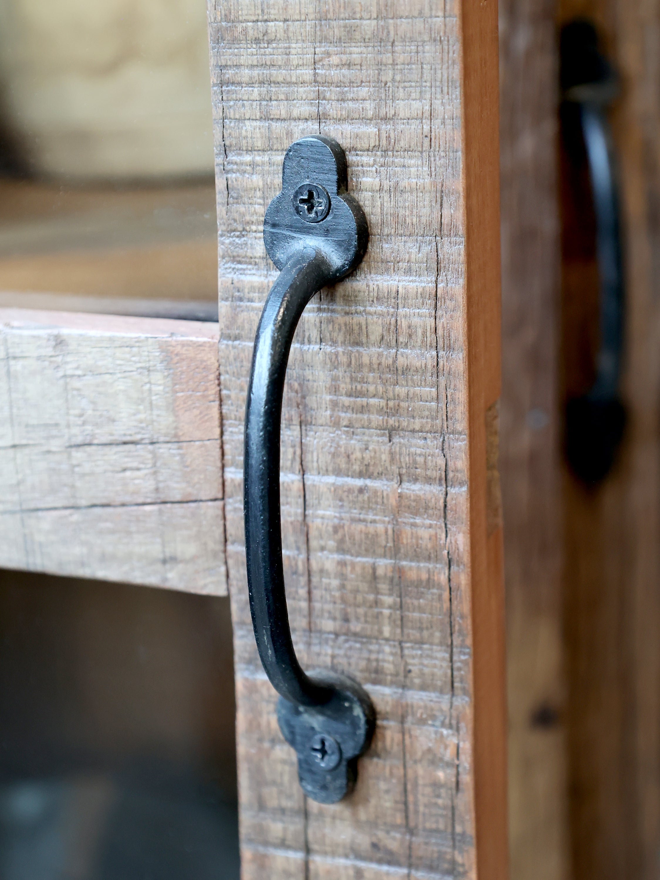 Rustikk Vitrineskap - 80x140cm