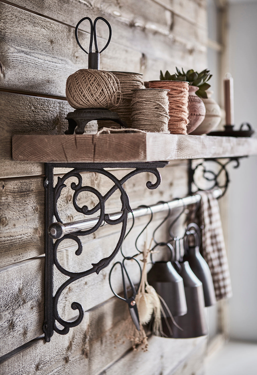 saks trådholder gammeldags jern