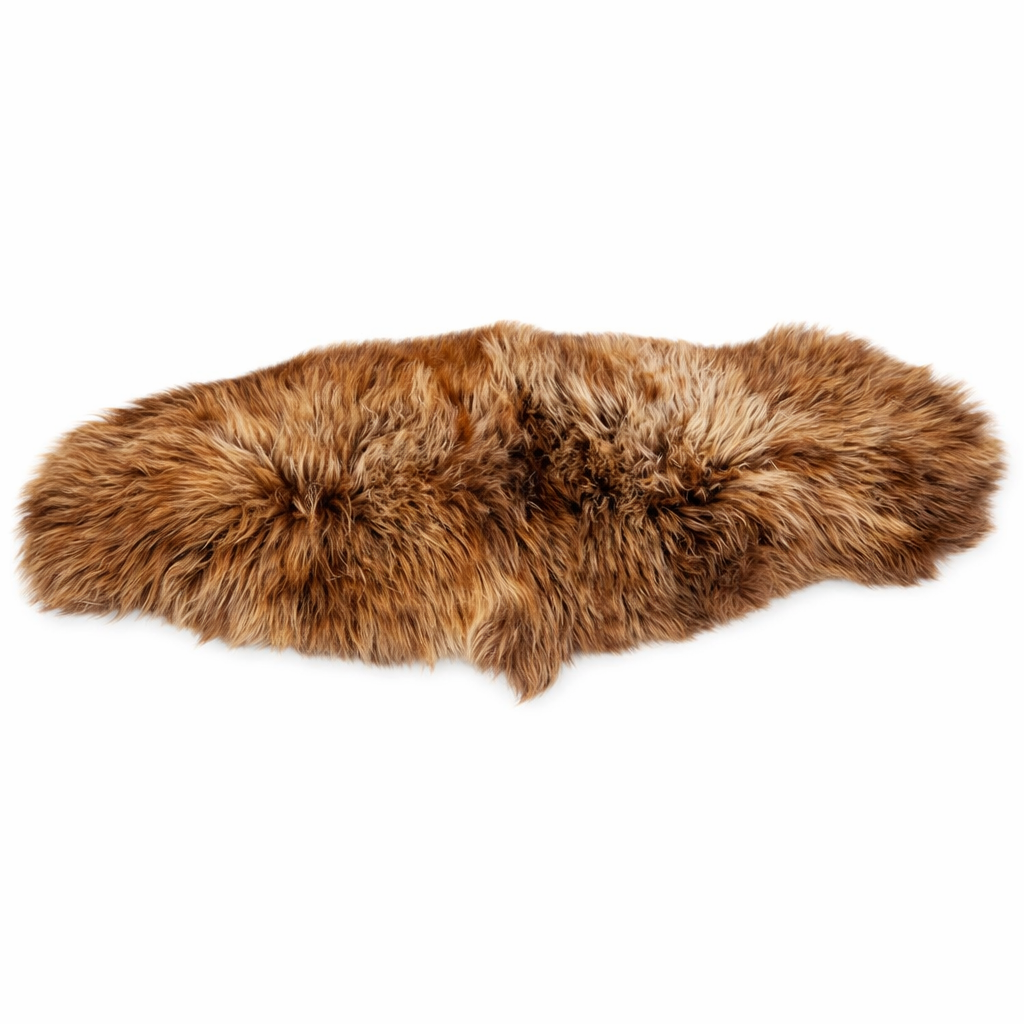 Saueskinnsfell, Brun Langhåret - 70x220cm