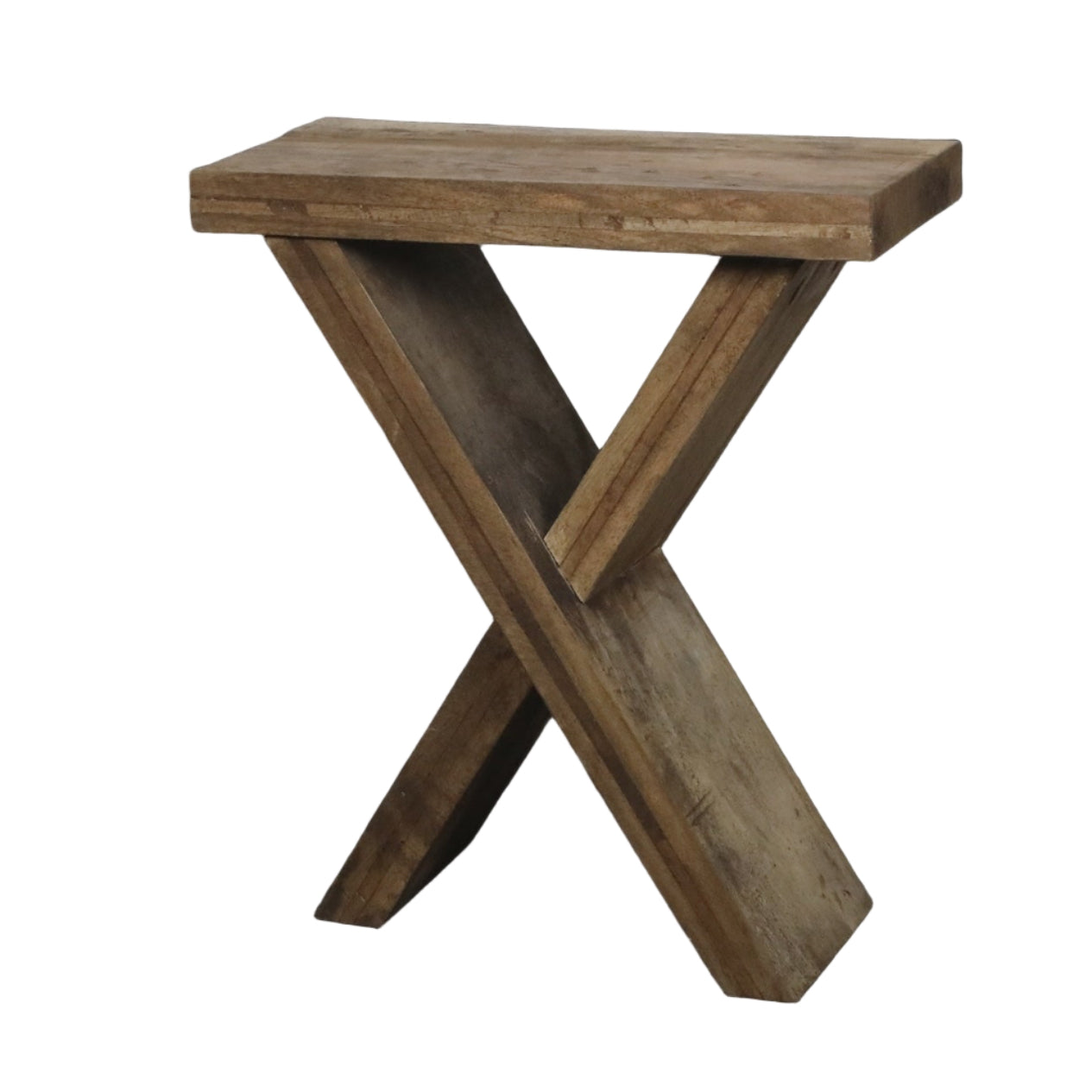 sidebord av rustikk treverk