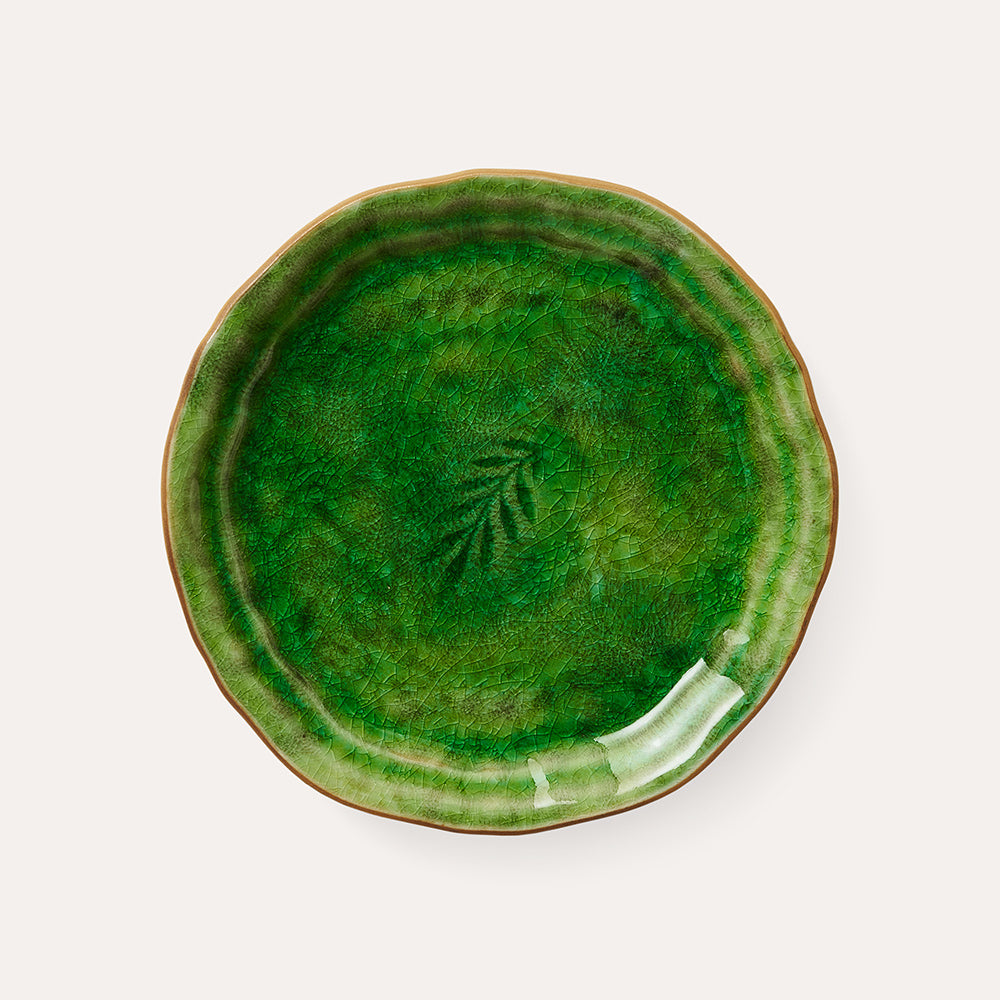 sthål liten asjett tallerken Amuse bouche grønn seaweed 112111
