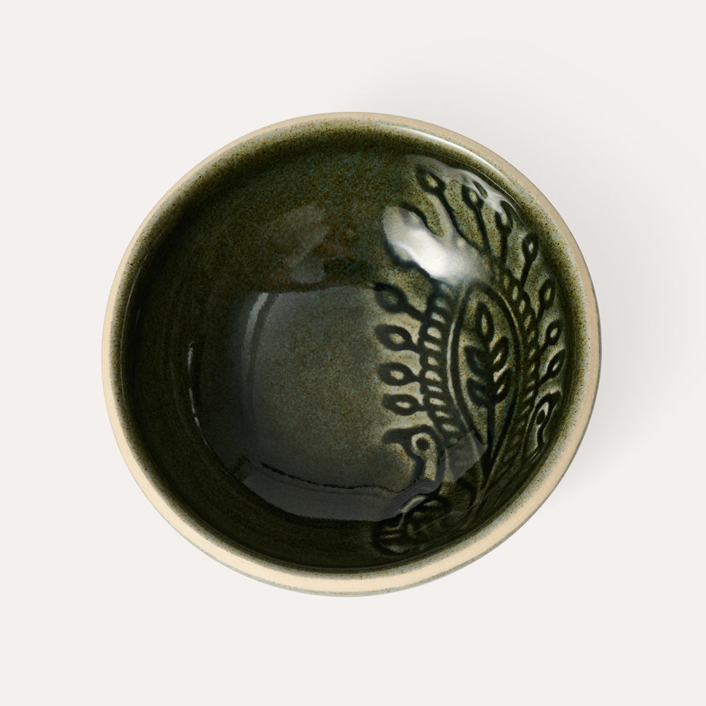 sthål liten dippskål - glasur shadow