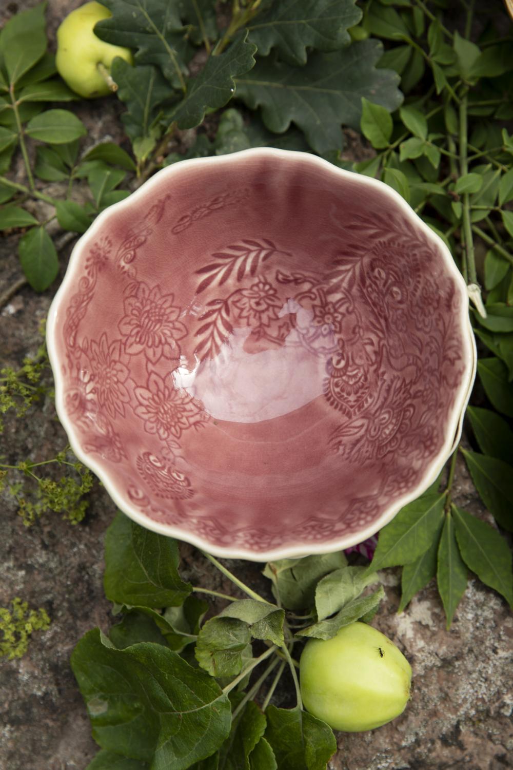 Liten Suppeskål, Old Rose - 15cm⎜Sthål