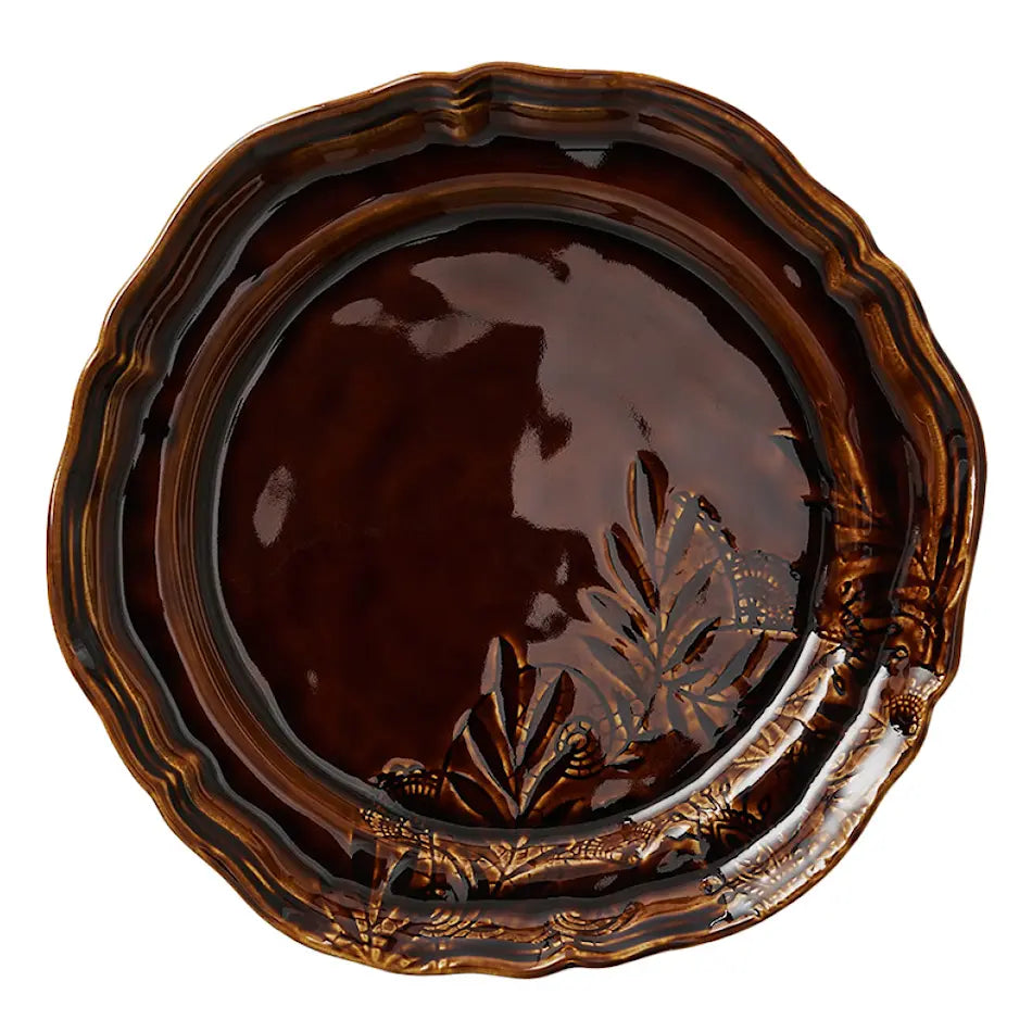 sthål middagstallerken tallerken arabesque coffe brun kaffe 111005