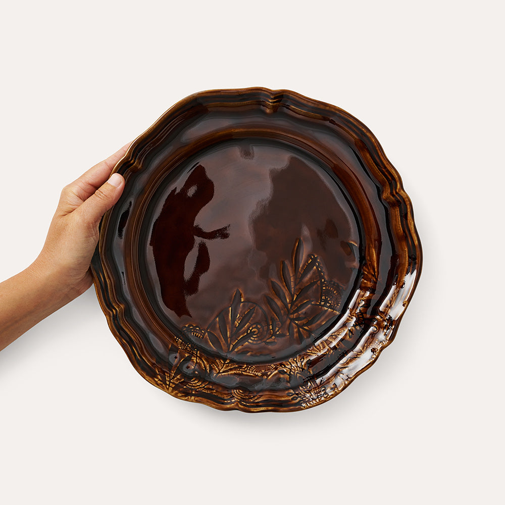 Middagstallerken, Coffee - 28cm⎜Sthål