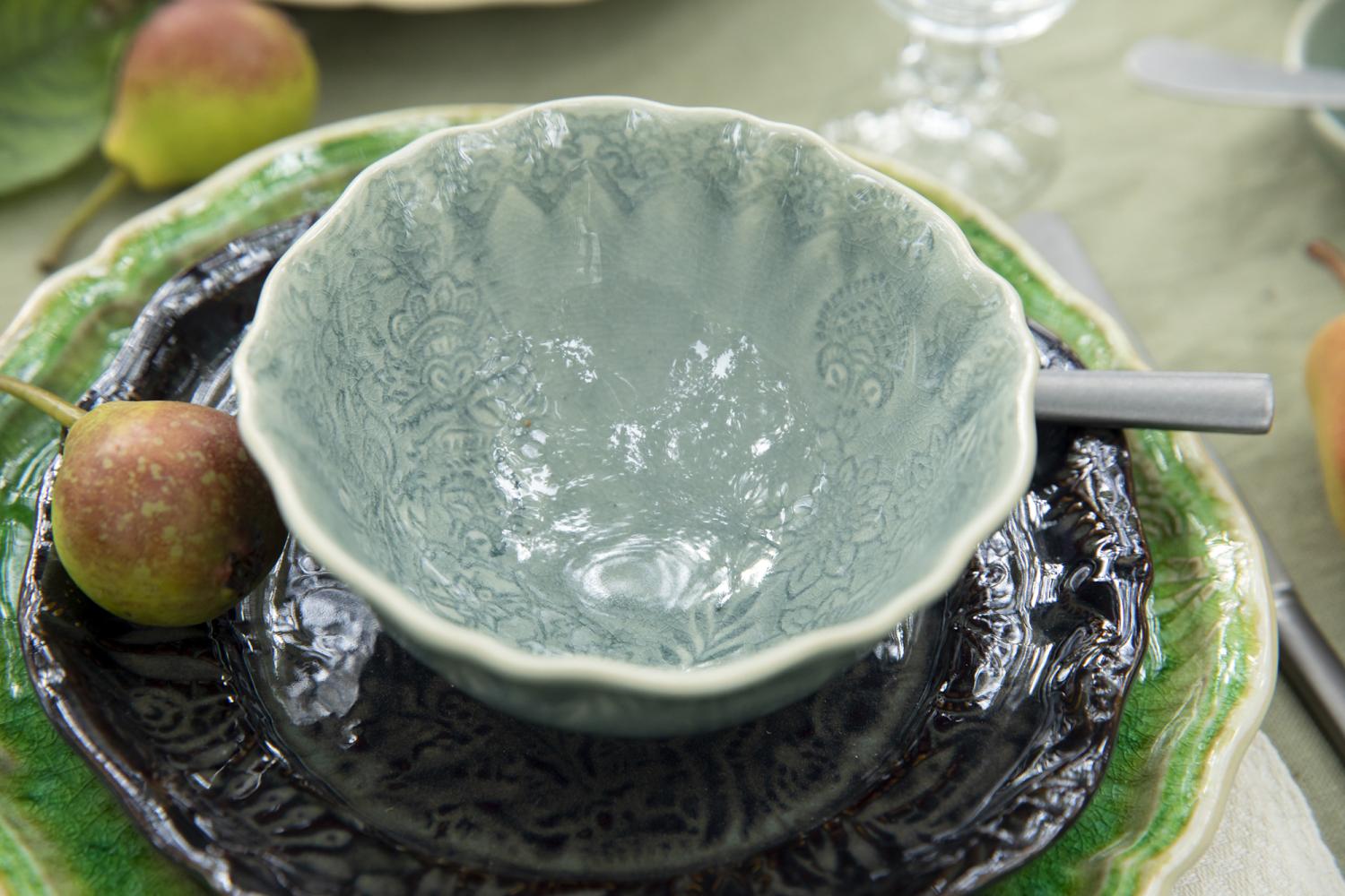 sthål skål suppeskål liten frokost arabesque 112309