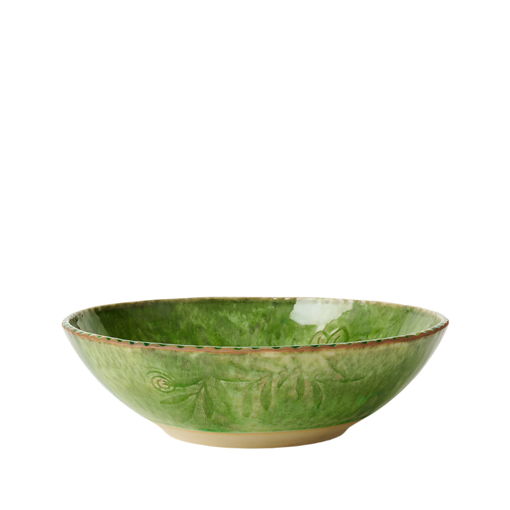 sthål suppeskål suppetallerken dyp tallerken suppe pasta skål grønn 11141