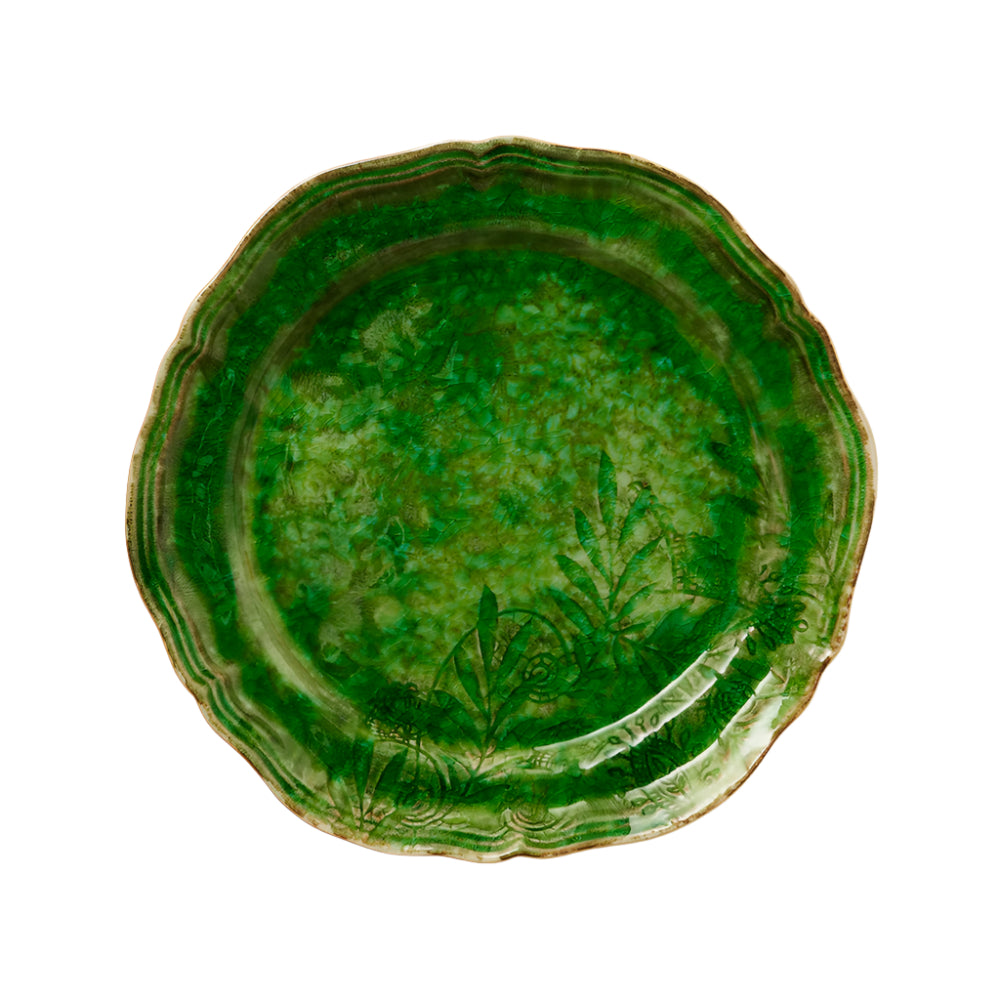 sthål tallerken middagstallerken grønn seaweed sjøgrønn 111011