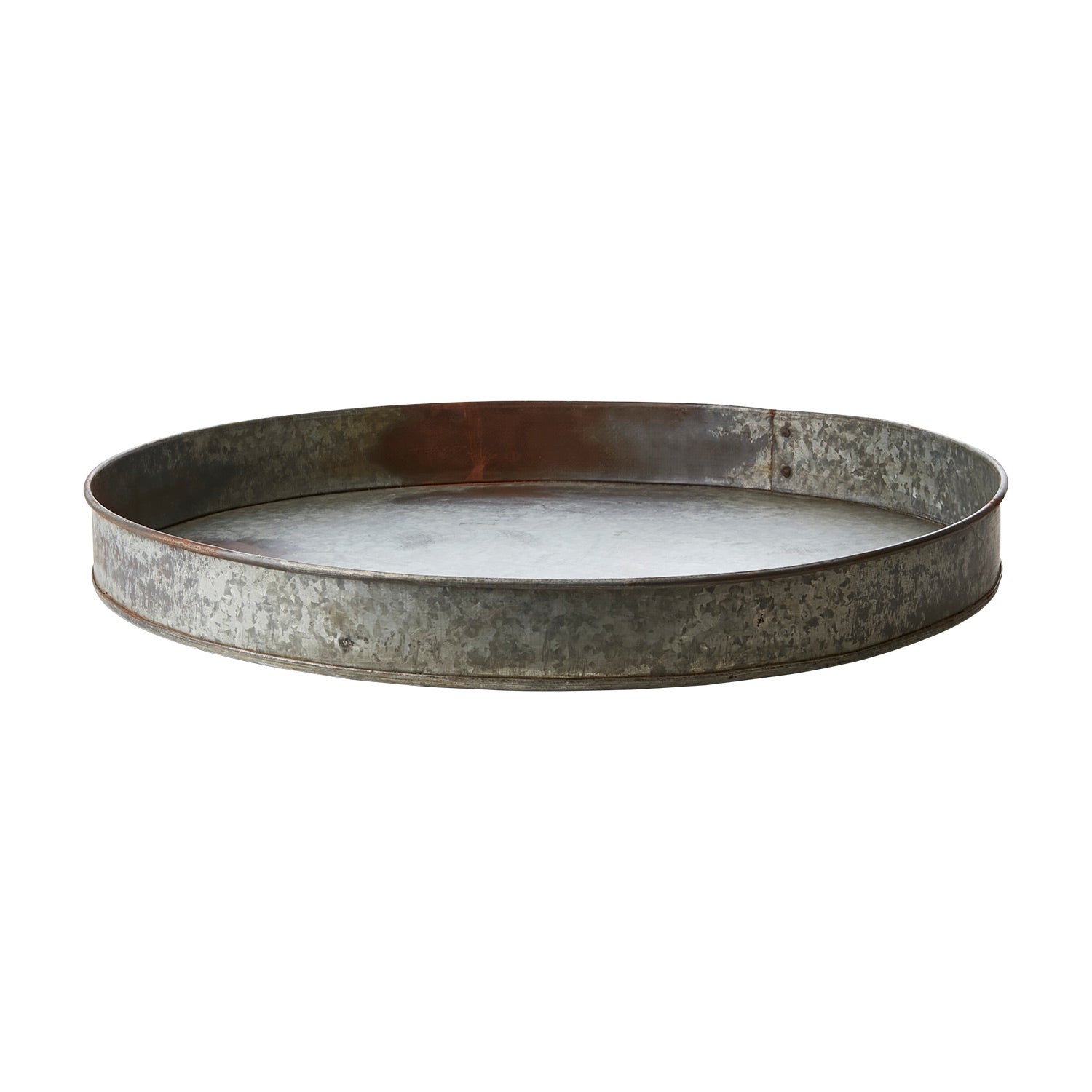 stort rundt metallfat brett fat servering planter dekorasjon 076-506-00 affari