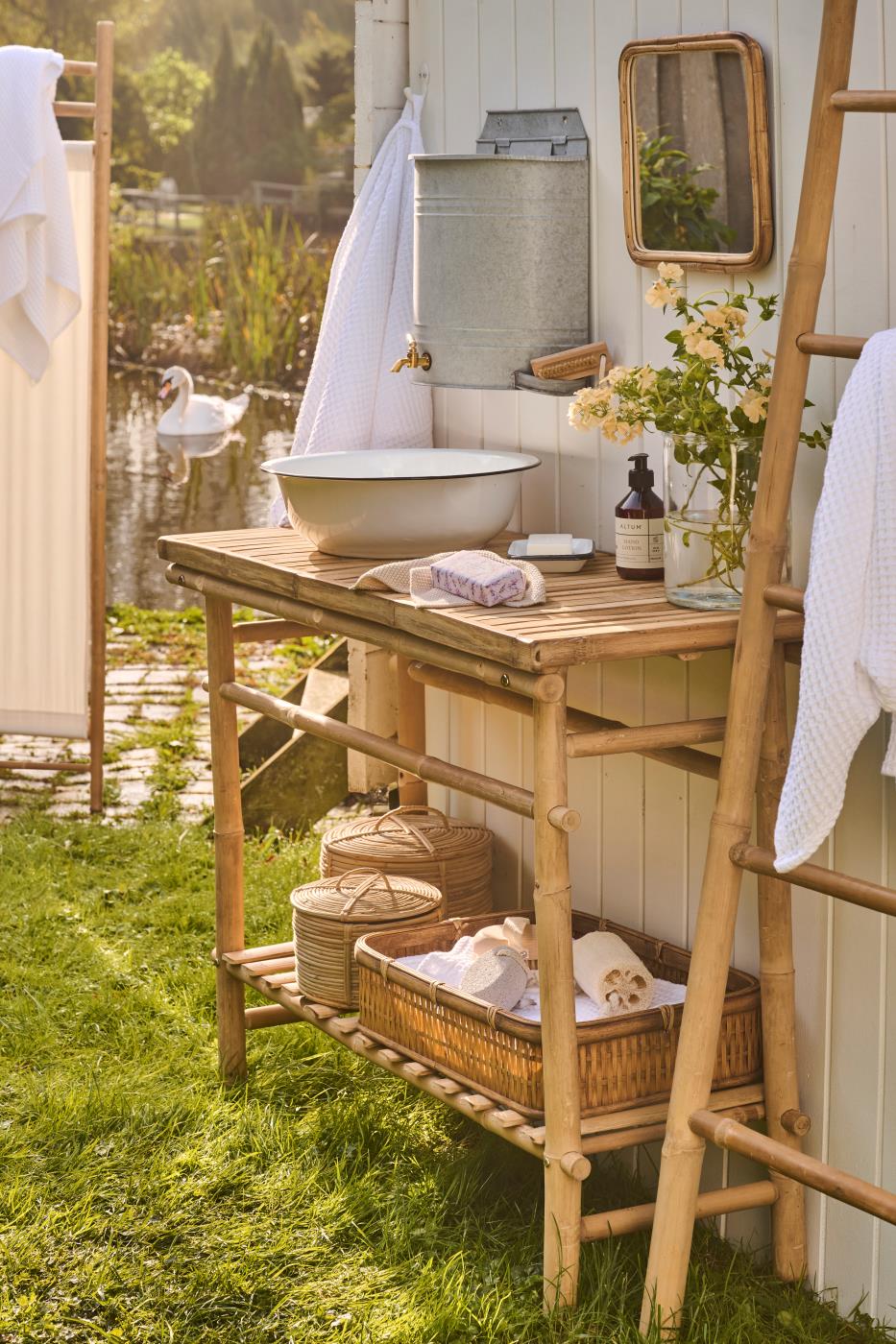 Vannbeholder m/Tappekran, Sink - 10 liter