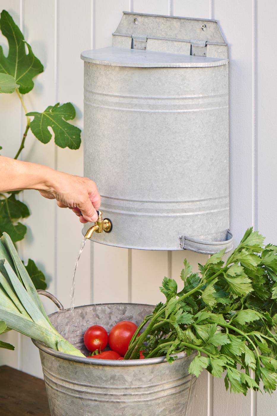 Vannbeholder m/Tappekran, Sink - 10 liter