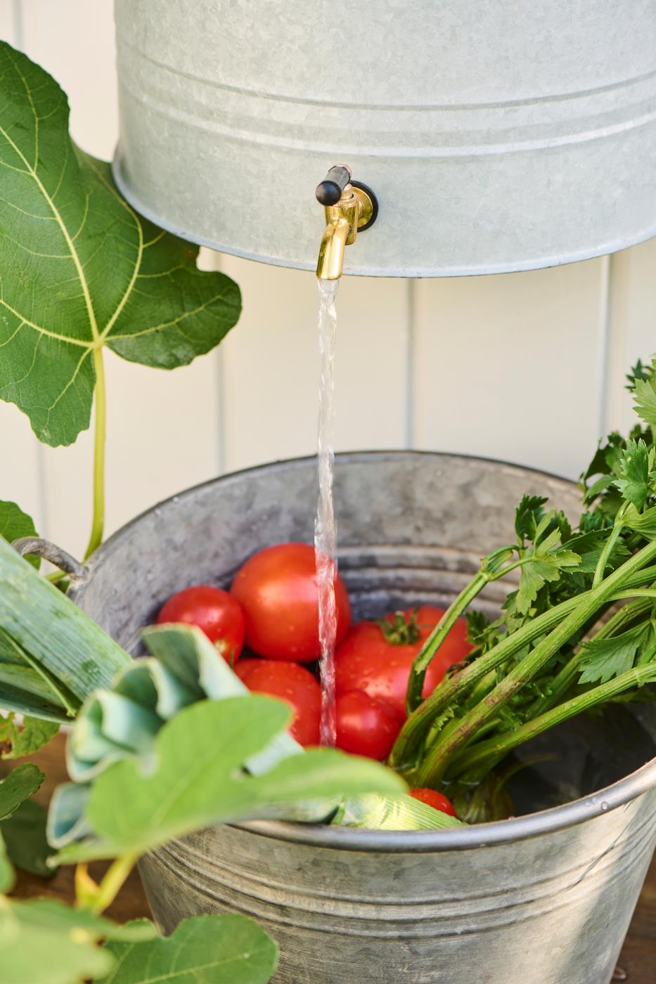 Vannbeholder m/Tappekran, Sink - 10 liter