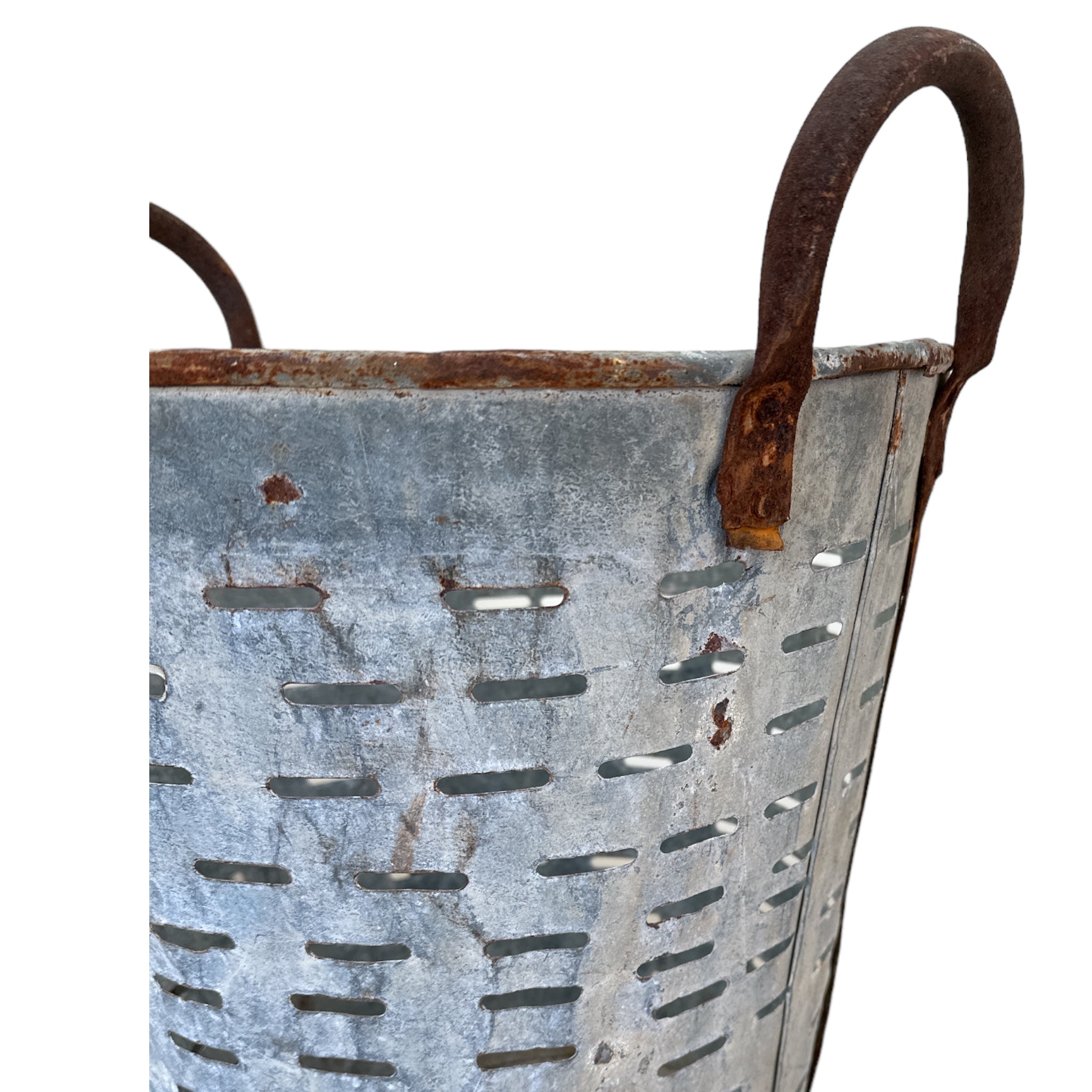 Vintage Olivenkurv - Ø40cm