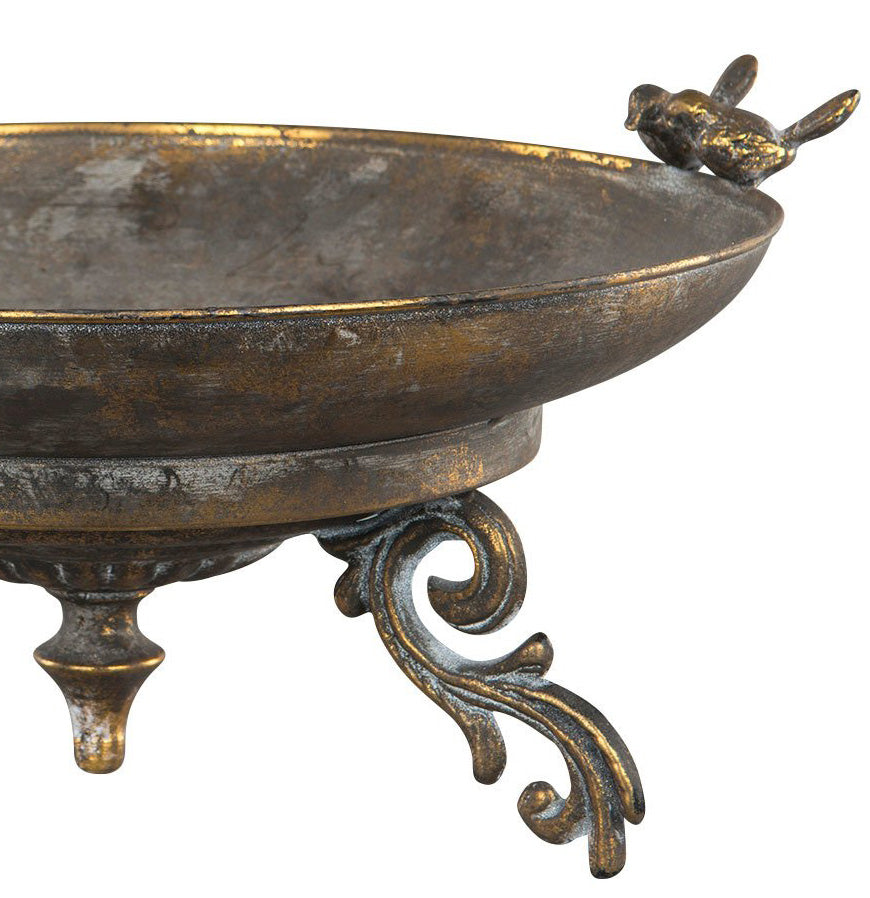 Stor Metallskål m/Ben - 45x21cm