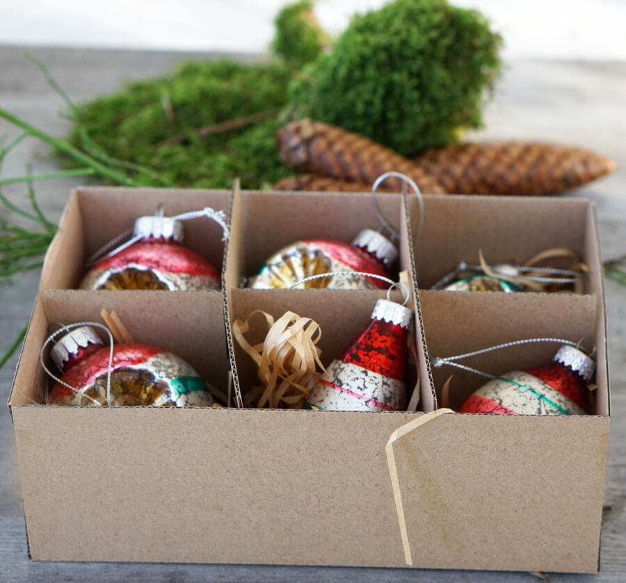 Julekule, Retro - 6pk