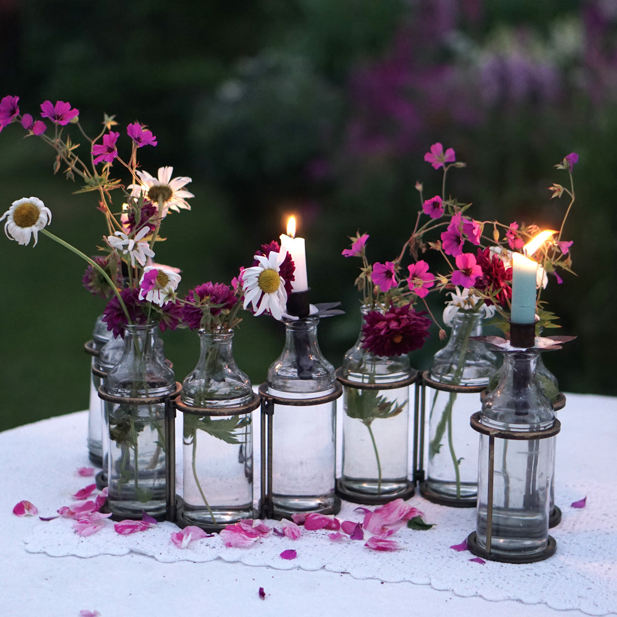 flaskevase flasker stativ lysestake vase adventsstake nettbutikk alot 60120