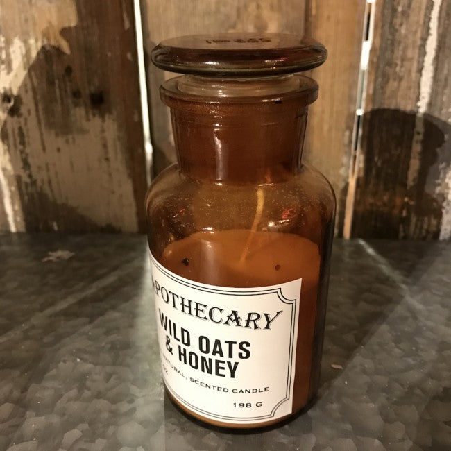 Duftelys Apotekerglass, Wild Oats & Honey