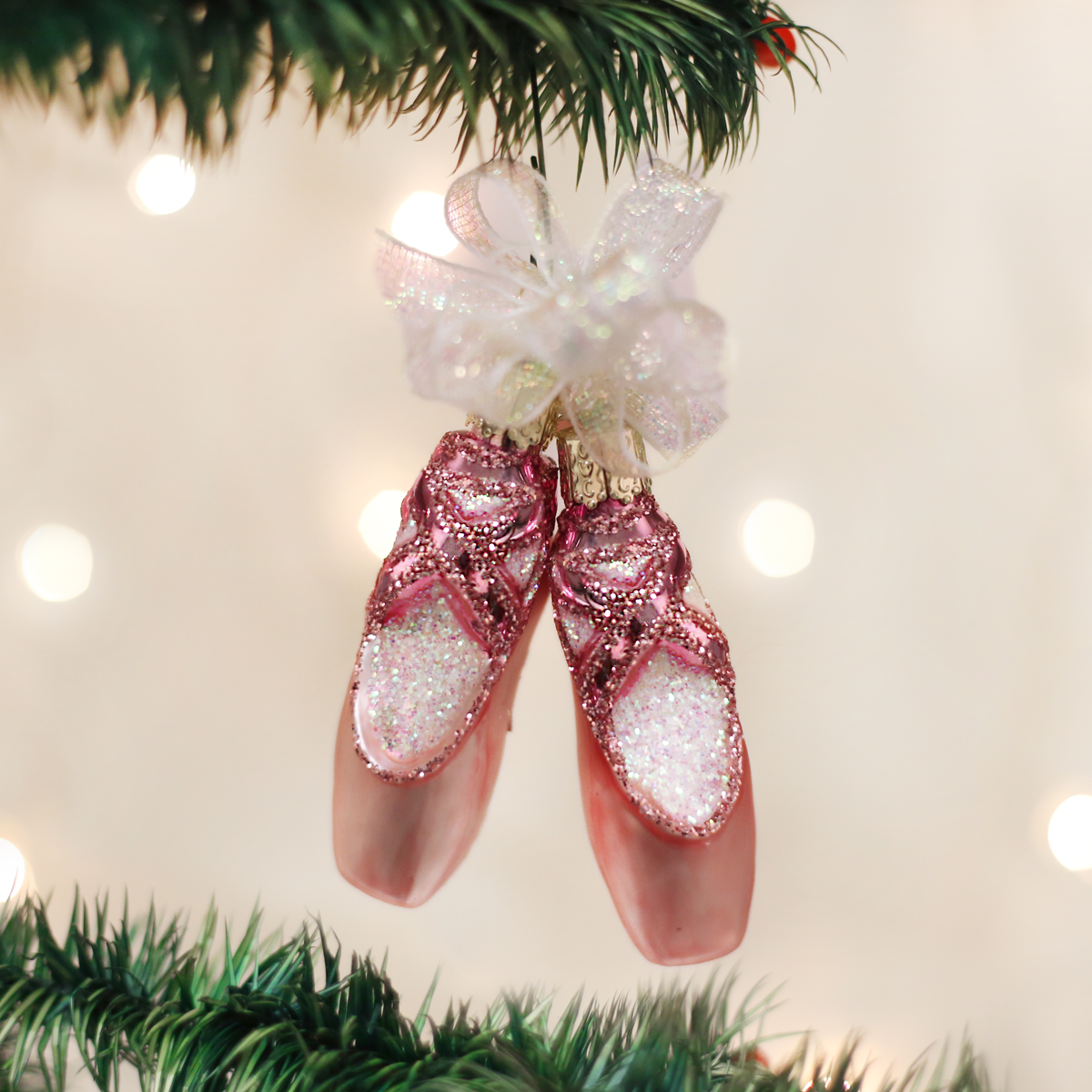 ballettsko ballerina ornament glass juletrepynt 32030