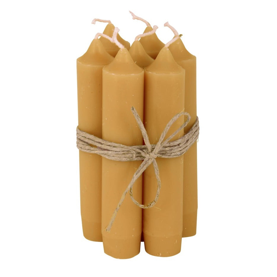 bedelys sennepsgul stearinglys ib laursen 4171-034171-03