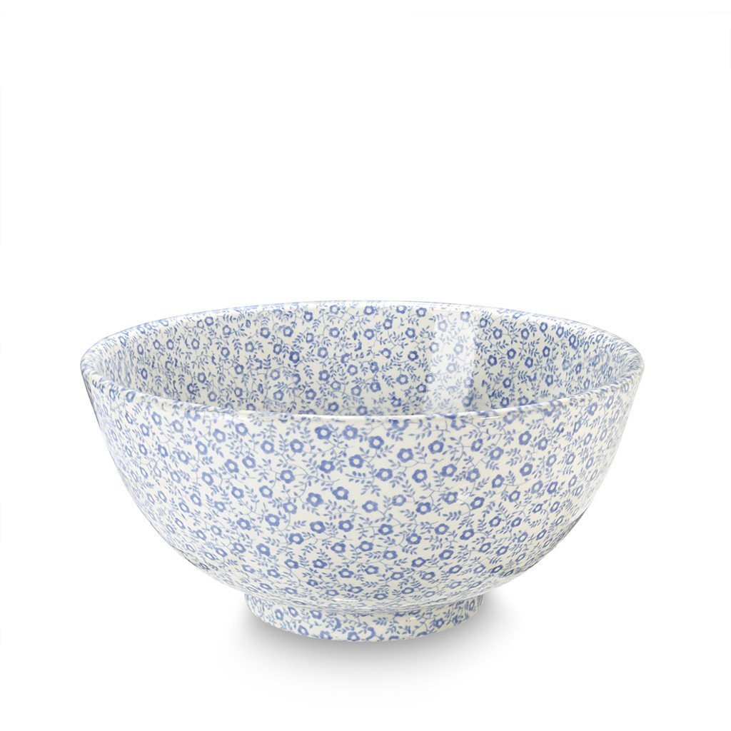 burleigh skal bolle medium pale blue felicity footed bowl blå lyseblå