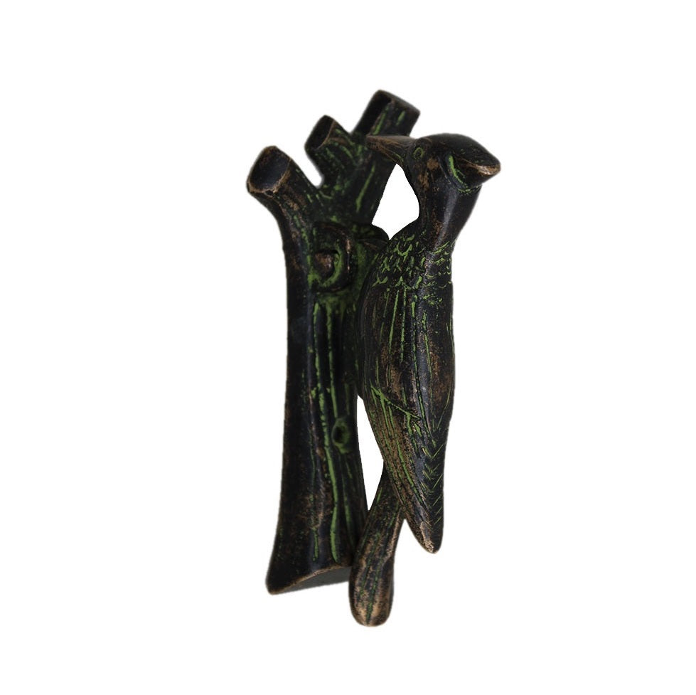 Dørbanker Hakkespett, Messing - 13cm
