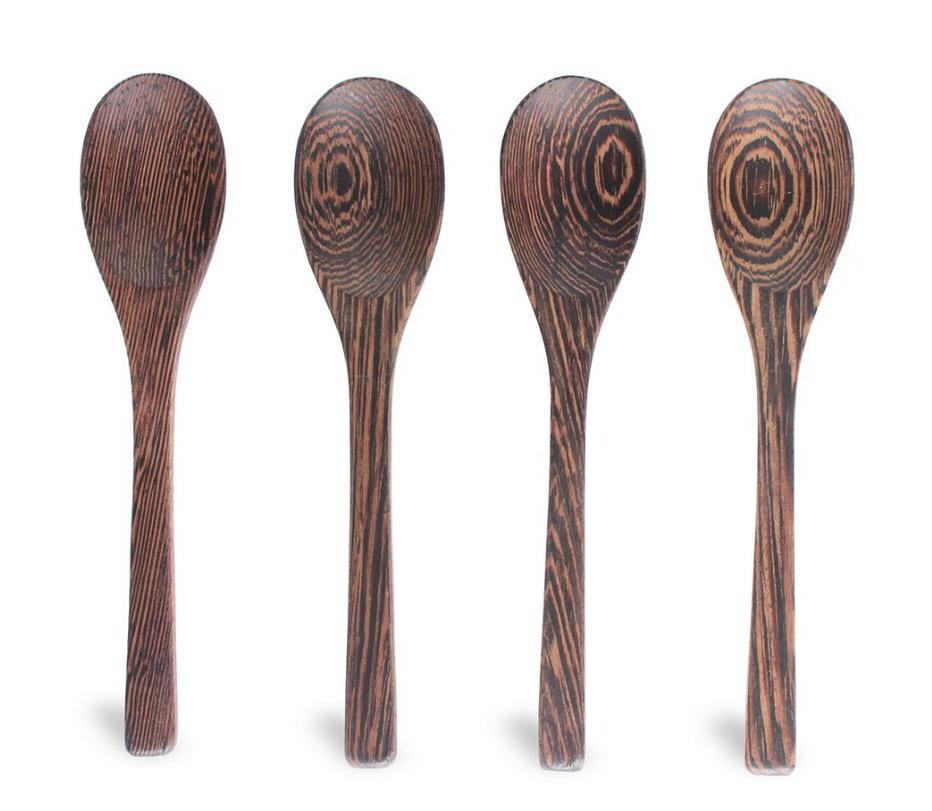 Sett Kokosnøttskåler & Skjeer, Original - 4pk