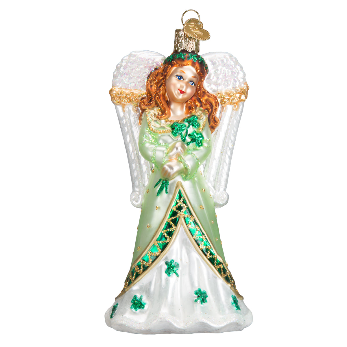 engel ornament glass jul julekule old world christmas10218