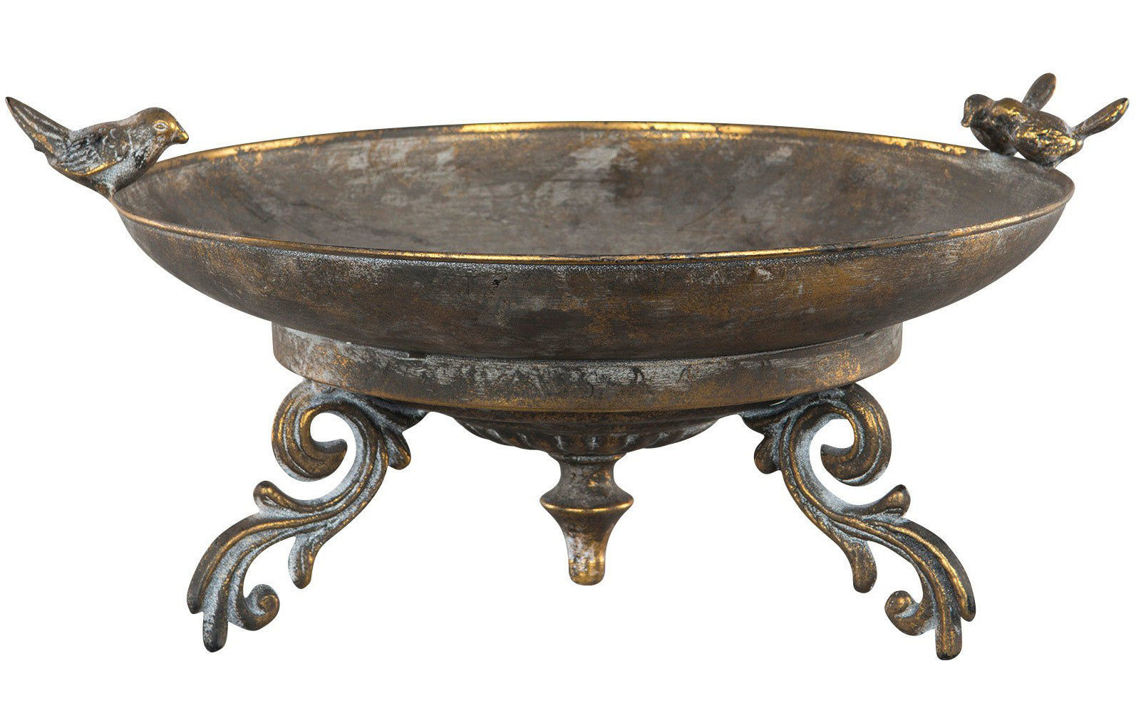 Stor Metallskål m/Ben - 45x21cm