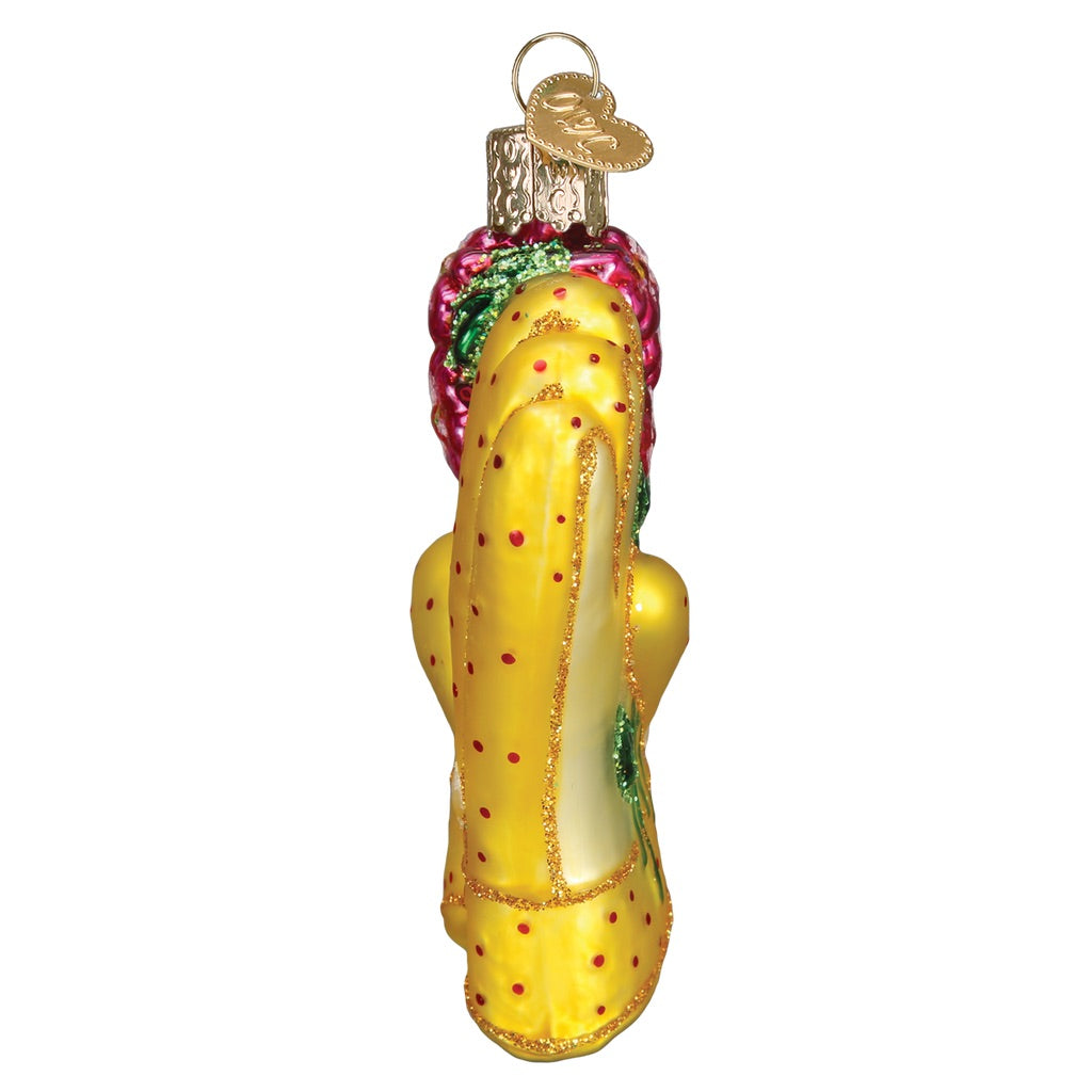 Hagehansker Ornament, Glass - 9cm