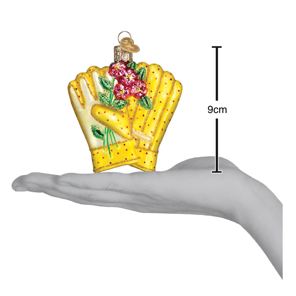 Hagehansker Ornament, Glass - 9cm