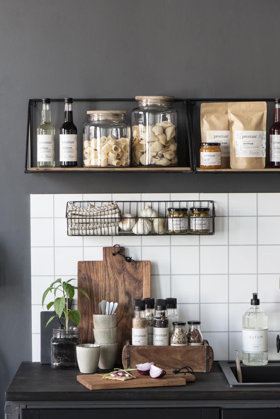 Glasskrukke m/Trelokk - 2,3liter