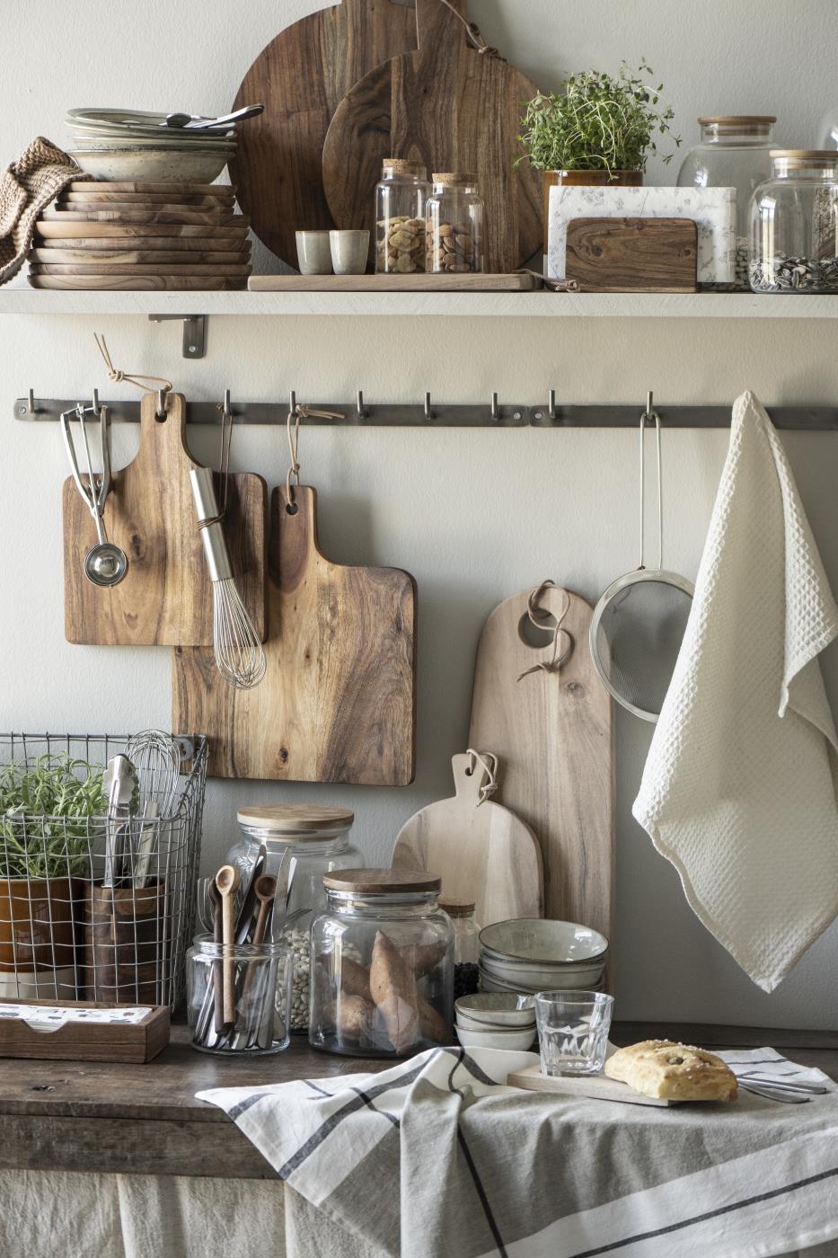 Glasskrukke m/Trelokk - 2,3liter