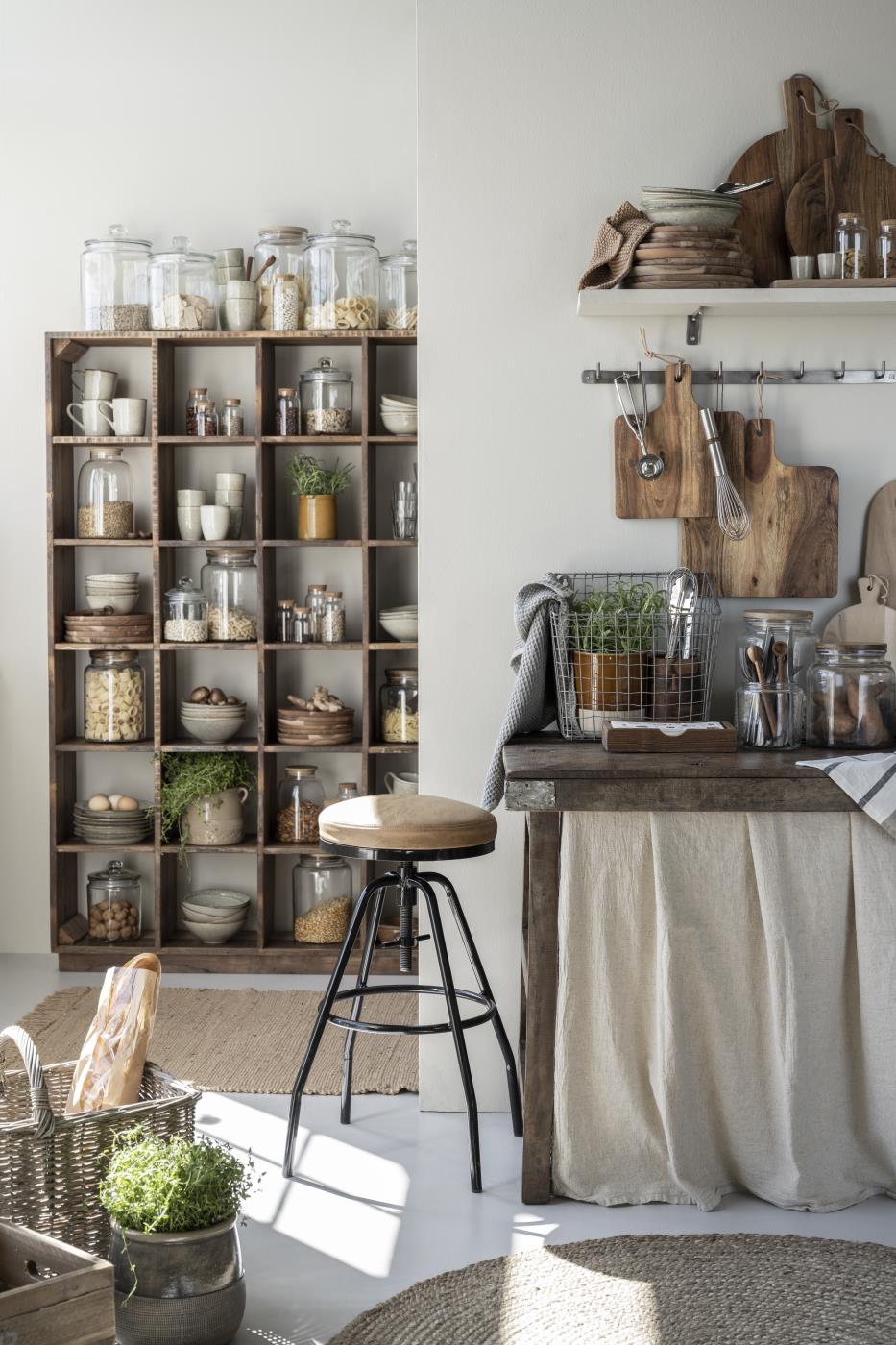 Glasskrukke m/Trelokk - 2,3liter