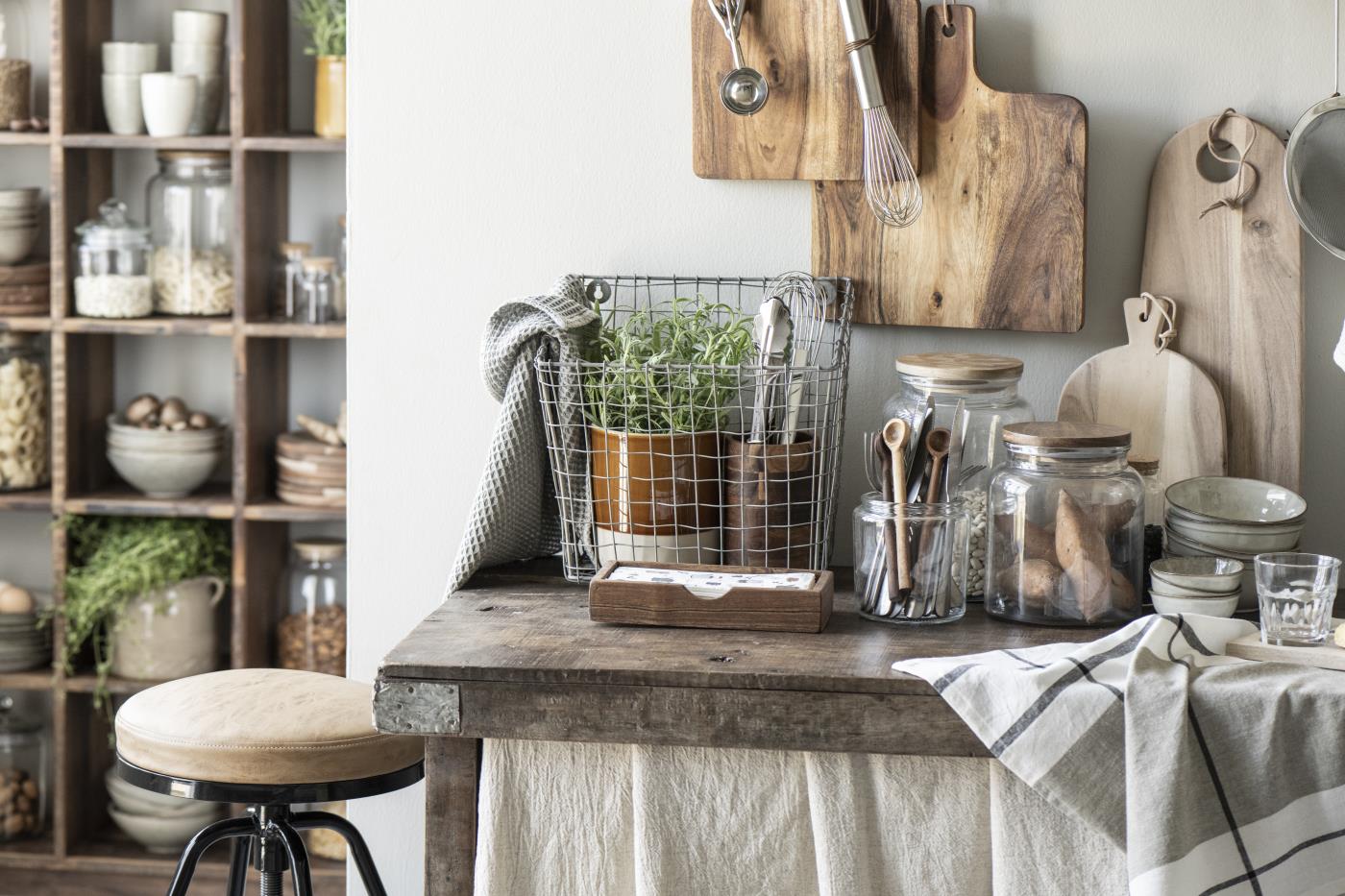 Glasskrukke m/Trelokk - 2,3liter