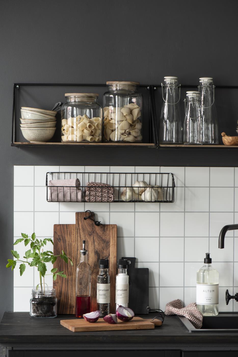 Glasskrukke m/Trelokk - 2,3liter