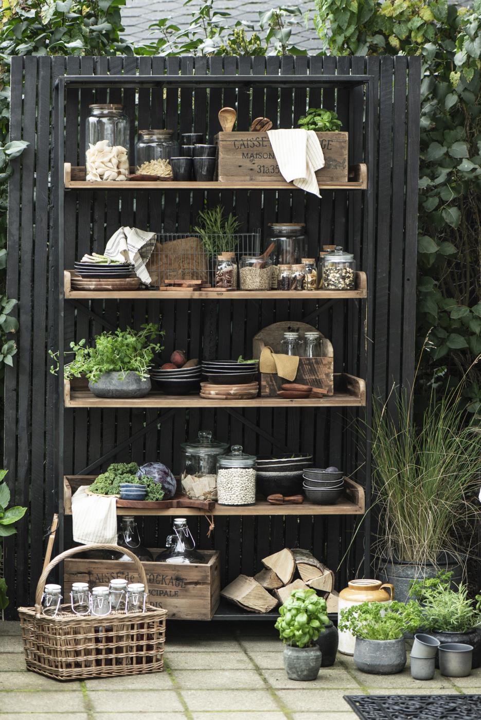 Glasskrukke m/Trelokk - 2,3liter