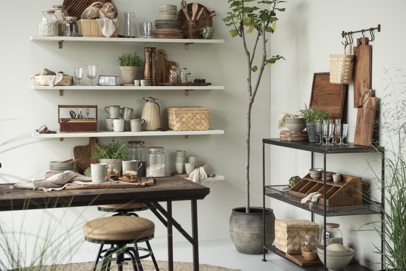 hylleknekt antikk messing ib laursen enkel stilren design 05994-17 hylle kjøkken inspirasjon inspo