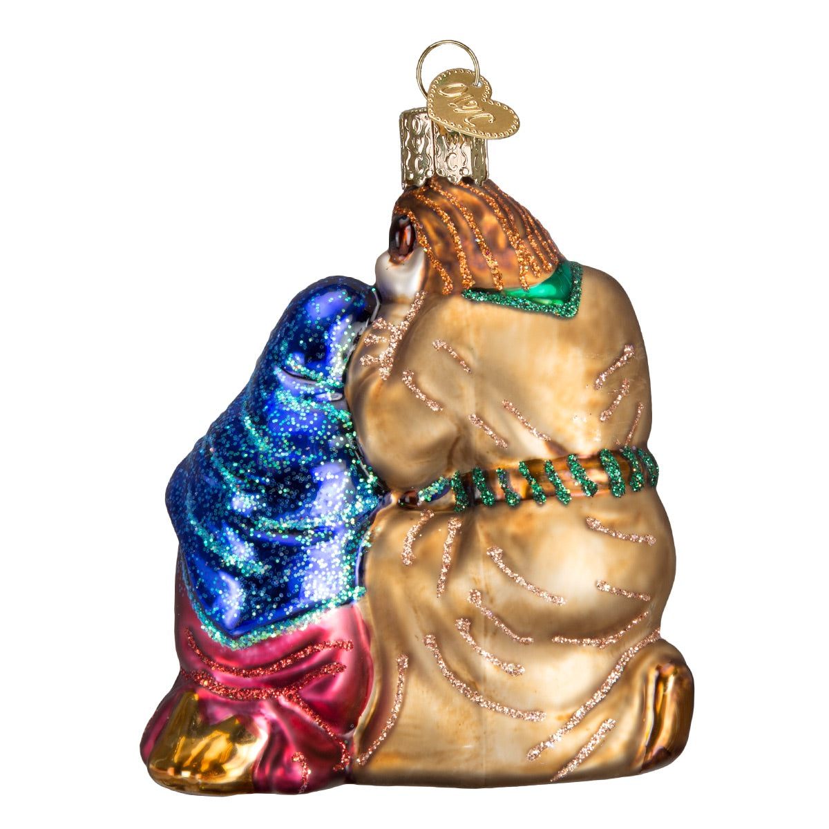 Josef, Maria og Jesubarnet, Glass - 9,5cm