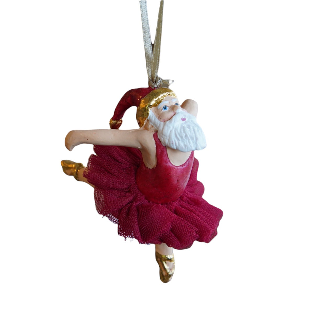 julepynt ballerina nisse julenisse juletre skjegg