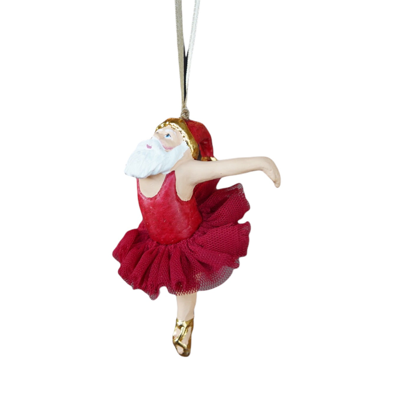 julepynt ballerina nisse julenisse juletre skjegg