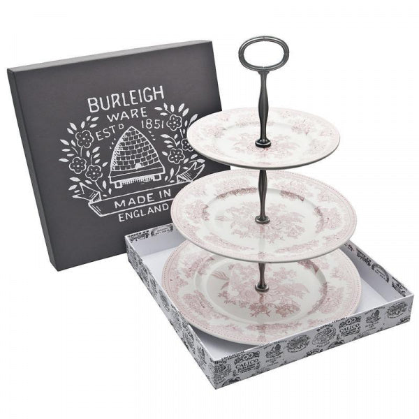 kakefat etasjefat Burleigh Pink Asiatic Pheasants