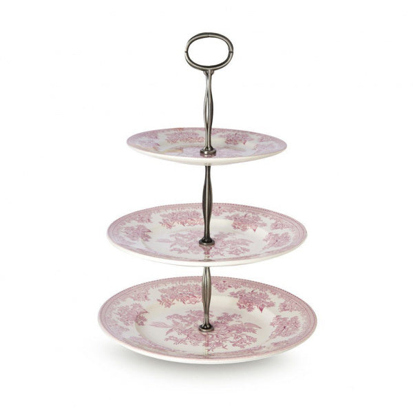 kakefat etasjefat Burleigh Pink Asiatic Pheasants