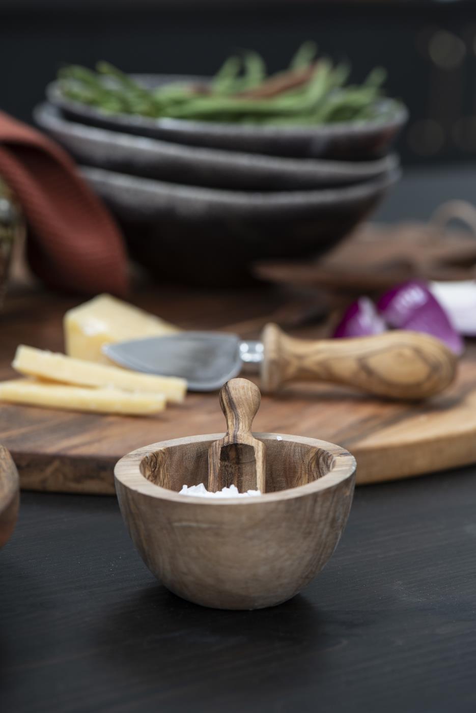 Treskål Mini, Oliventre - 8cm