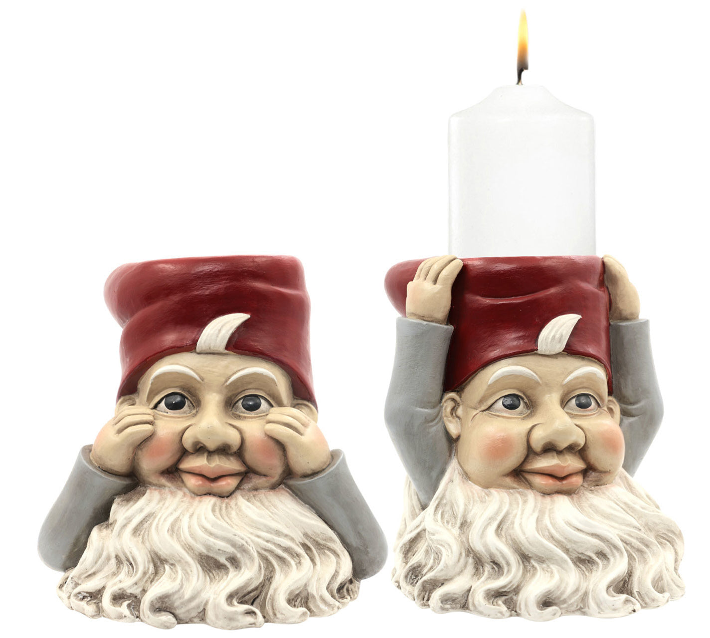 lysestake nisse julenisse kubbelys jul julepynt alot 101619