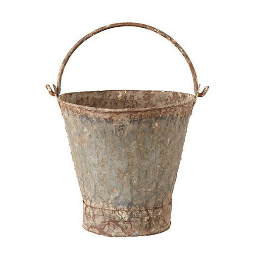 Vintage bøtte metall
