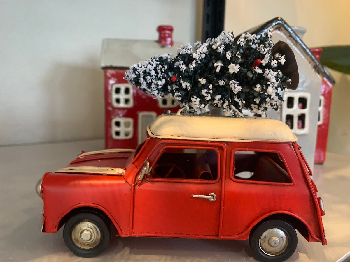 Mini Morris m/Juletre - 16cm